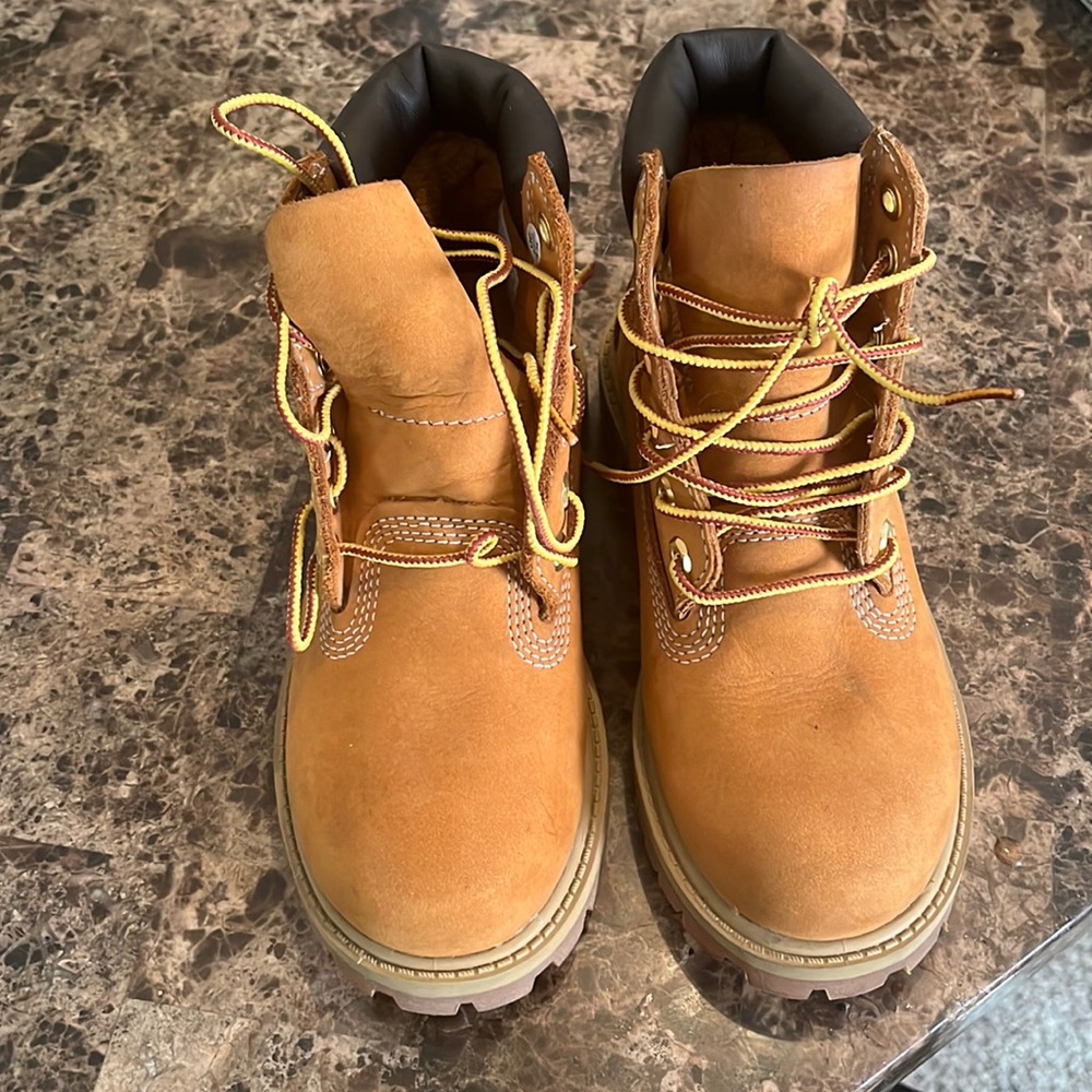 Little kids Timberland boots. Wheat colored. Toddler size 13c